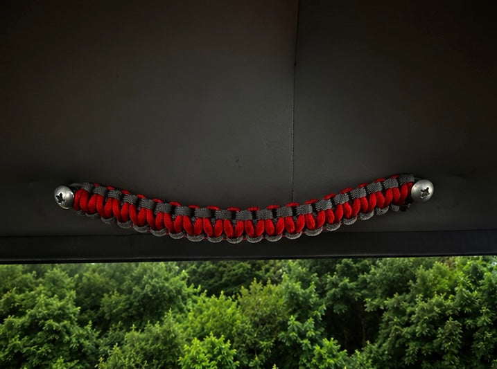 Paracord grab handle