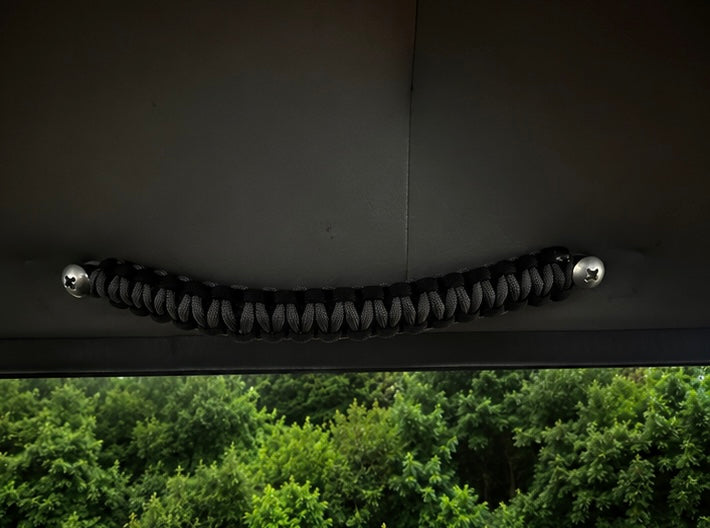 Paracord grab handle