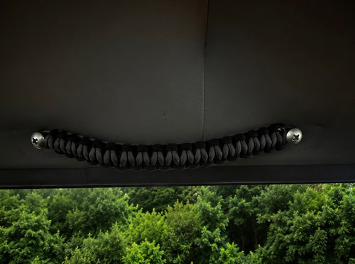 Paracord grab handle