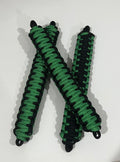 Green and black grab handles